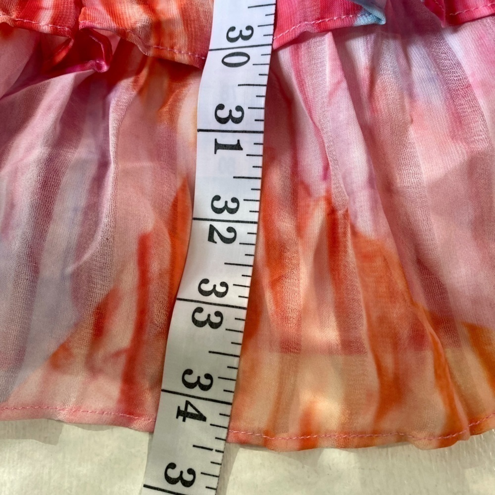 L’ATISTE BY AMY Spring Abstract Ruffle Mini Dress NWT - Picture 15 of 16